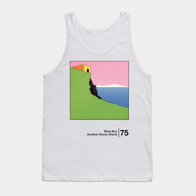 Another Green World / Original Minimalist Artwork Design Tank Top by saudade